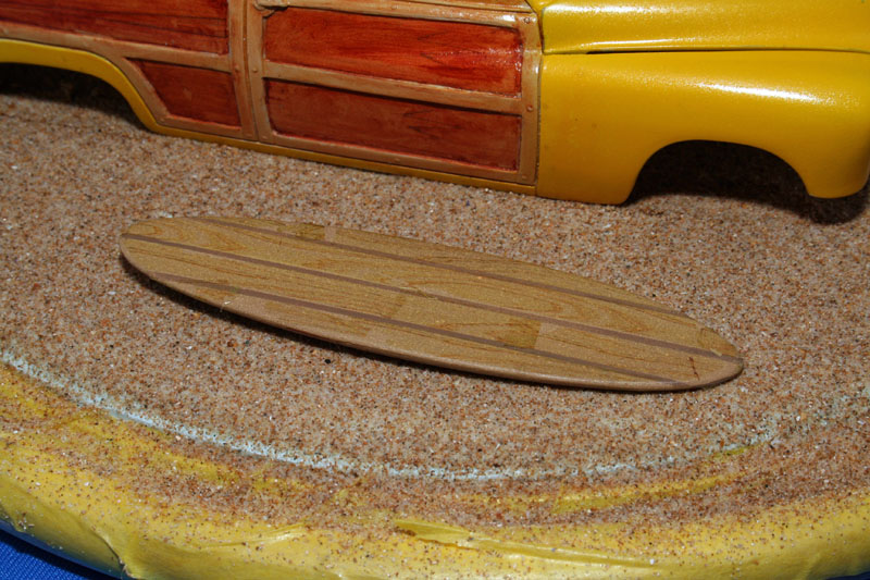 1950 Mercury Woody Surf board